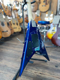 1997 Jackson King V KVX10 (Made in Japan in Dark Blue) Electric Guitar