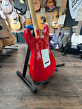 1994 Squier Stratocaster (HSS, Made in Korea) Red Electric Guitar