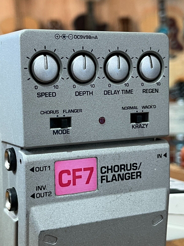 Ibanez CF7 Chorus/Flanger ToneLok Guitar Effects Pedal – Life 