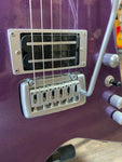 JHS Vintage Metal Axxe XX Reaper Flying V Electric Guitar (in Purple)