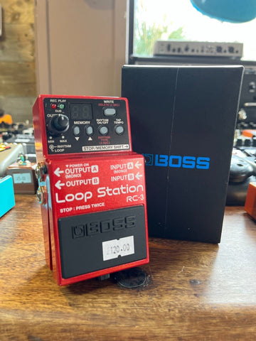 Boss RC-3 Loop Pedal (with Box) for Electric Guitar