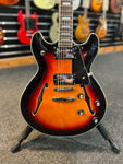 2022 Harley Benton HB-35Plus Vintage Burst, formally owned by Dave Knopfler