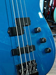 1980's Charvel Model 2B P/J in Blue Electric Bass Guitar