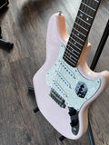 2020 Squier Paranormal Cyclone Electric Guitar in Shell Pink