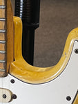 1974 Fender Stratocaster Olympic White Guitar (Non-Original Nut+Saddle Arms, Pickup)