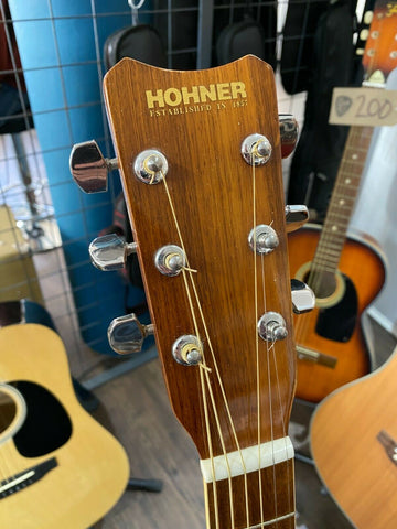 Hohner HW400CSB Acoustic Guitar (Vintage Sunburst, Made in Korea 