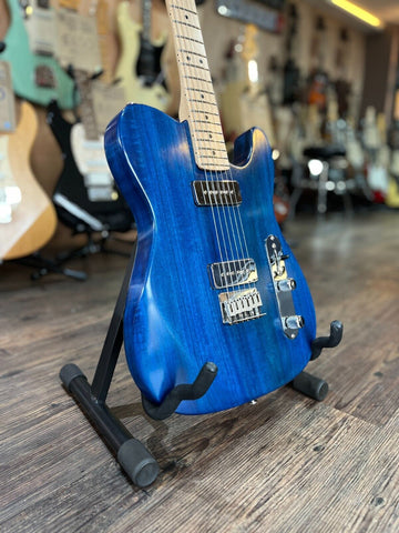 Deepset Tau 4 (T-Style, P90s, Handmade in Devon) Blue Electric Guitar