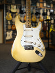 1974 Fender Stratocaster Olympic White Guitar (Non-Original Nut+Saddle Arms, Pickup)