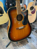 Hohner HW400CSB Acoustic Guitar (Vintage Sunburst, Made in Korea)