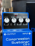 BOSS CS-3 Compression Sustainer (with box) Guitar Effects Pedal