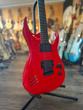 Neko Claymore 6 Baritone Electric Guitar in Red