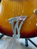 Washburn J3 Hollow-body Jazz Electric Guitar in Tobacco Sunburst