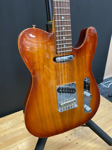 Fender Select Carved Koa Top Telecaster Electric Guitar in Rosewood