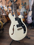 2017 PRS S2 Mira Semi-Hollow Electric Guitar in Antique White (with Case)