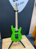 Zuwei Super Strat Neon Green Electric Guitar (Reverse Headstock)