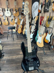 2021 Squier PJ in Black Bass Guitar (with Soft Case)