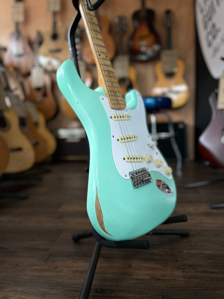 2021 Fender Stratocaster 50s Vintera Roadworn Seafoam Green 