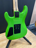 Zuwei Super Strat Neon Green Electric Guitar (Reverse Headstock)
