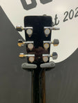 Hondo H124B Black Acoustic Guitar