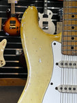 1974 Fender Stratocaster Olympic White Guitar (Non-Original Nut+Saddle Arms, Pickup)