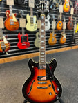 2022 Harley Benton HB-35Plus Vintage Burst, formally owned by Dave Knopfler