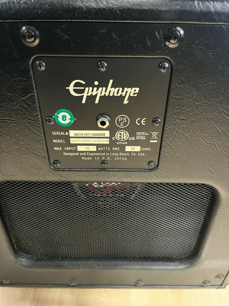 Epiphone Valve Junior H with 1x12 Cabinet (Made in China) Electric