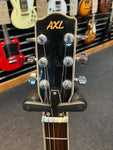 2000s AXL Semi-Acoustic Les Paul Guitar in Orange, used condition,