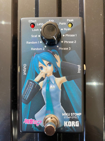 KORG Miku Stomp Vocaloid Guitar Effects Pedal (with box) – Life