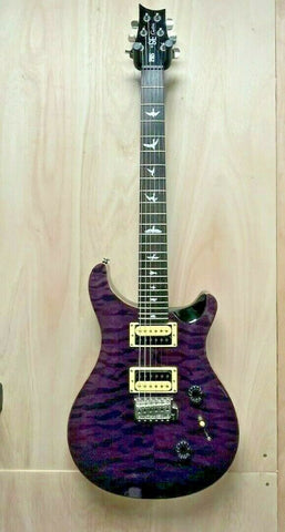 PRS SE Custom Trans Purple (with Soft Case) – Life Guitars Co.