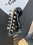 Squier Standard Stratocaster Electric Guitar (Black & Chrome, Special Edition, 2