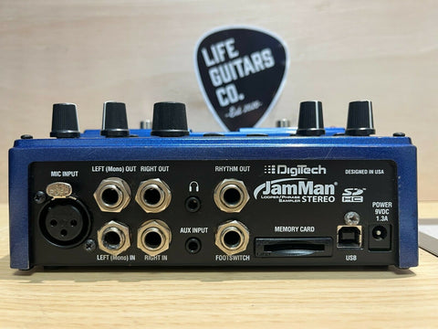 Digitech JamMan Stereo (Looper and Sampler) Guitar Pedal – Life