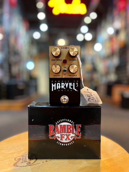 Ramble FX Marvel Drive 3 Overdrive Guitar Effects Pedal – Life Guitars Co.