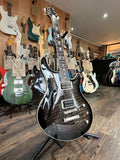 Shine SIL-510 BK HH in Black with F-Hole Electric Guitar