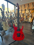 Neko Claymore 6 Baritone Electric Guitar in Red