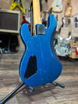 1980's Charvel Model 2B P/J in Blue Electric Bass Guitar