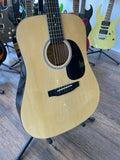 Squier SA-105 Dreadnought Acoustic Guitar in Natural
