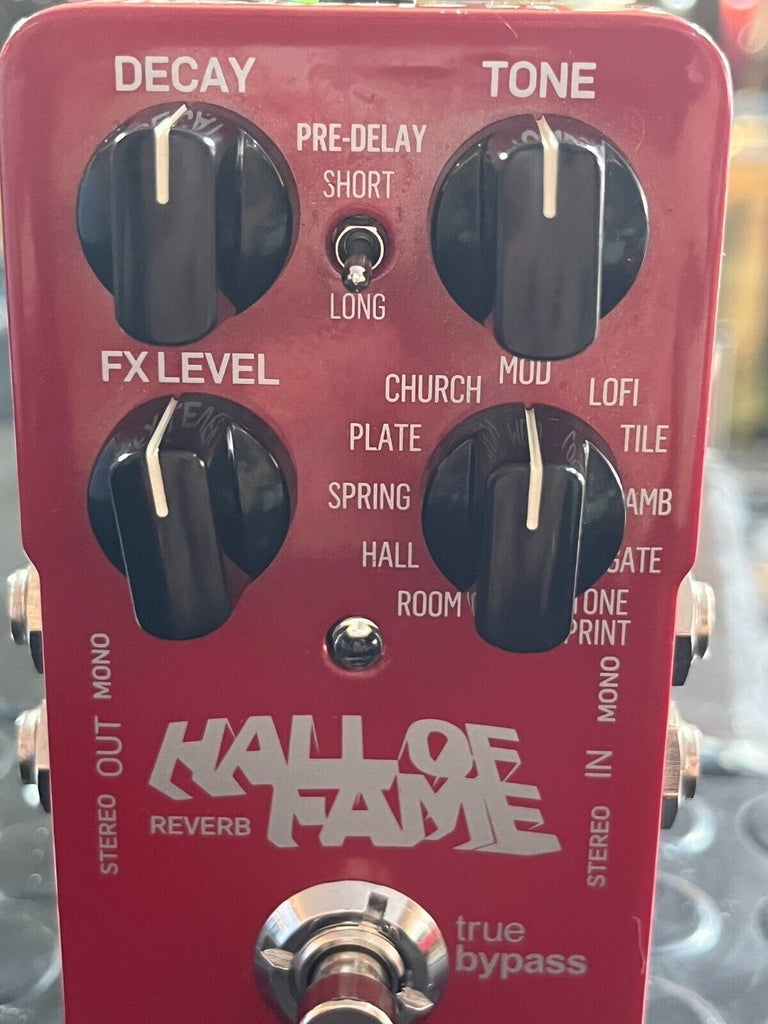 TC Electronic Hall of Fame Reverb Guitar Effects Pedal – Life