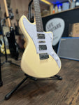 Gear4Music Seattle Vintage White Electric Guitar