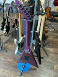 JHS Vintage Metal Axxe XX Reaper Flying V Electric Guitar (in Purple)