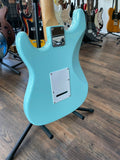 Aria STG Series Stratocaster Electric Guitar in Green/Blue