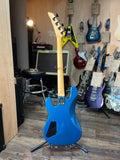 1980's Charvel Model 2B P/J in Blue Electric Bass Guitar