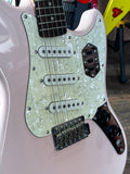 2020 Squier Paranormal Cyclone Electric Guitar in Shell Pink