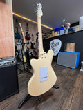 Gear4Music Seattle Vintage White Electric Guitar