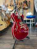 2009 Washburn HB35 Semi-Hollow Body (Cherry Red, with Hard Case) Electric Guitar