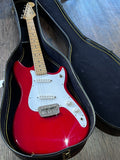 1993 Fender DuoSonic in Torino Red (MIM, with Case) Electric Guitar