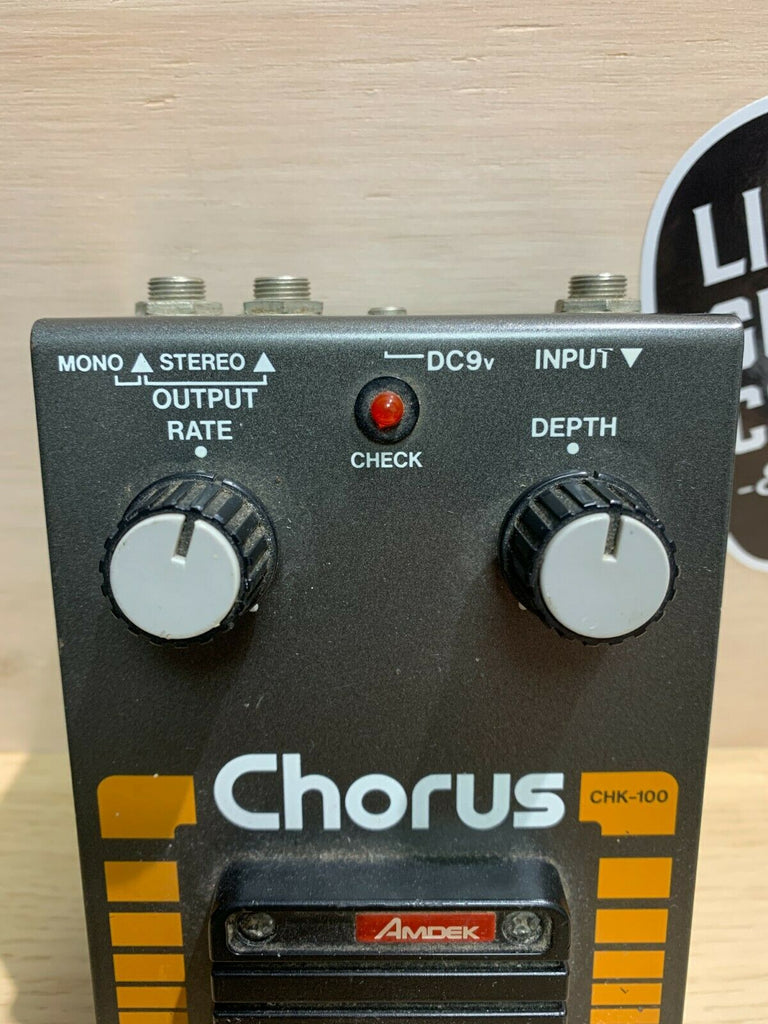 Amdek CHK-100 Chorus (Vintage) Electric Guitar Pedal – Life