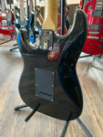 Squier Fat Strat (HSS) Stratocaster Electric Guitar in Black Sparkle