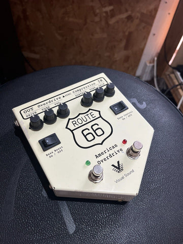 Visual Sound Route 66 American Overdrive & Compression Guitar Effects Pedal