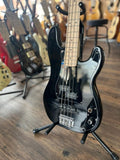 2021 Squier PJ in Black Bass Guitar (with Soft Case)