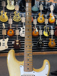 1974 Fender Stratocaster Olympic White Guitar (Non-Original Nut+Saddle Arms, Pickup)